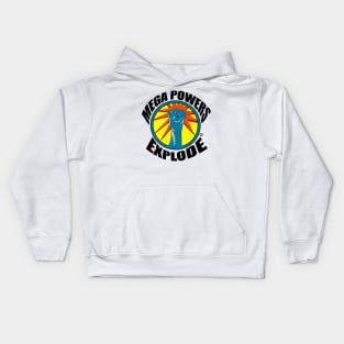 Mega Powers Explode logo Kids Hoodie